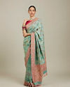 Enchanting Sea Green Charm Saree